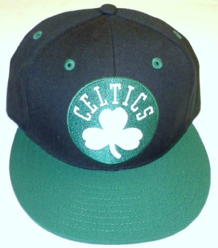 adidas Boston Celtics Gömme Düz Gaga Şapka Beden 8-TR02N Siyah, Yeşil